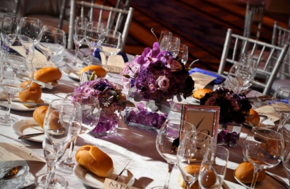 Yanni Design Studio purple wedding