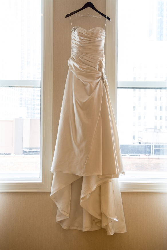 Bridal gown at the JW Marriott