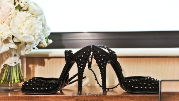 black gucci bridal shoes